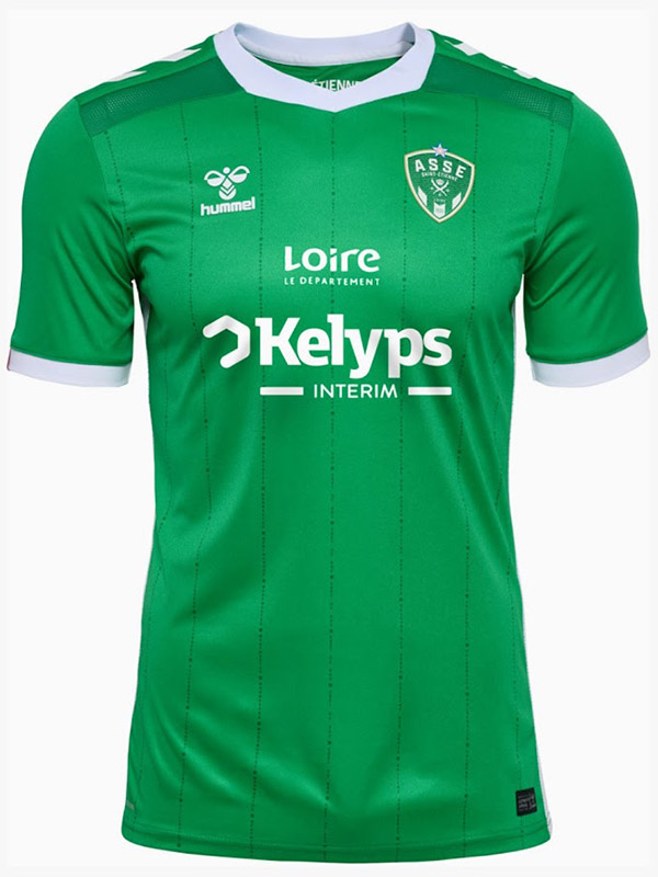 ASSE maillot domicile saint etienne uniforme de football adulte kit de vêtements de sport pour hommes haut de football chemise 2024-2025